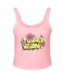 Women's Flower Logo Tank (Pink)
