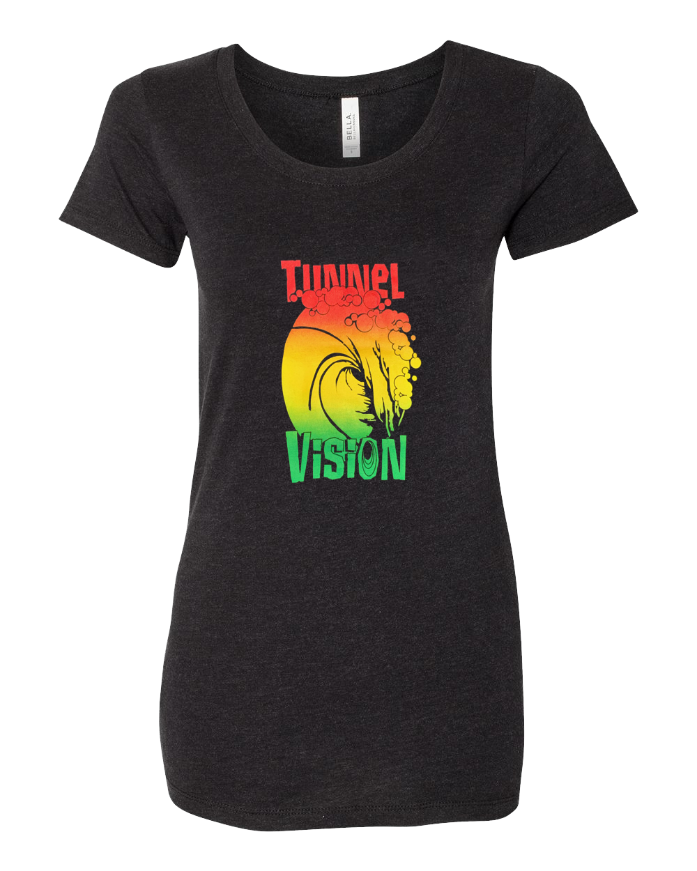 Women's Rasta Vision Tee (Heather Black)