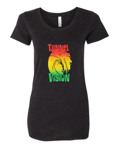 Women's Rasta Vision Tee (Heather Black)