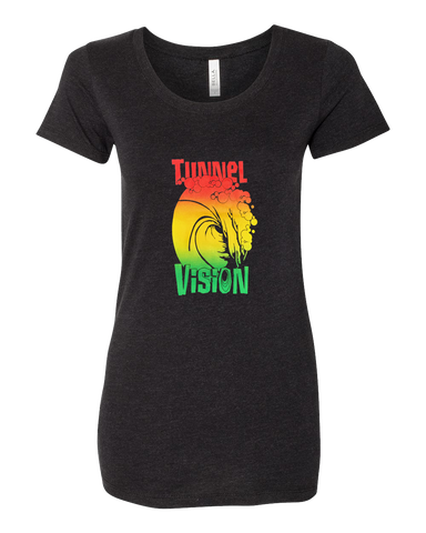Women's Rasta Vision Tee (Heather Black)